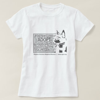 Camiseta Gris del rescate de la nube de la palabra del
