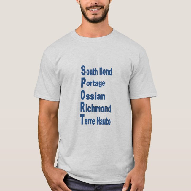Camiseta gris hogar DEPORTE INDIANA (Anverso)