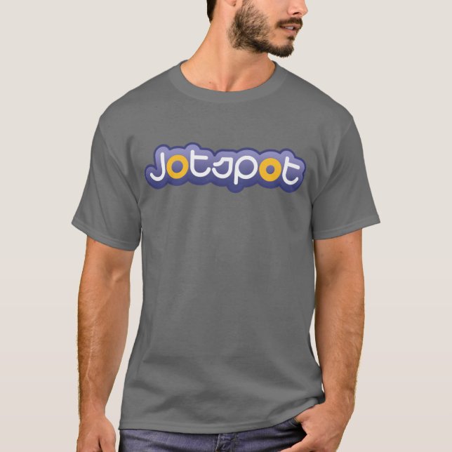 Camiseta gris oscuro de JotSpot (Anverso)