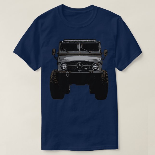 Camiseta Gris retro UNIMOG (Diseño del anverso)