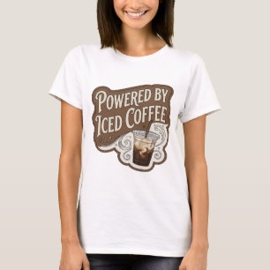 Camiseta Gris Snappy POTENCIADO POR CAFE CON HIELO
