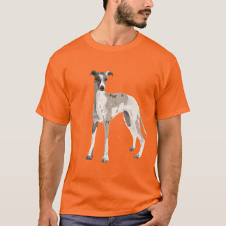 Camiseta Gris y blanco de los Whippet