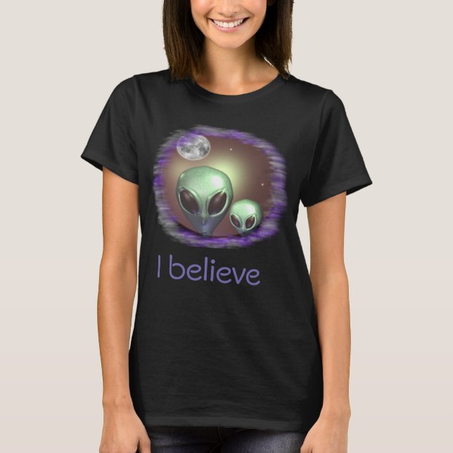 Camiseta grises alienígenas (Anverso)