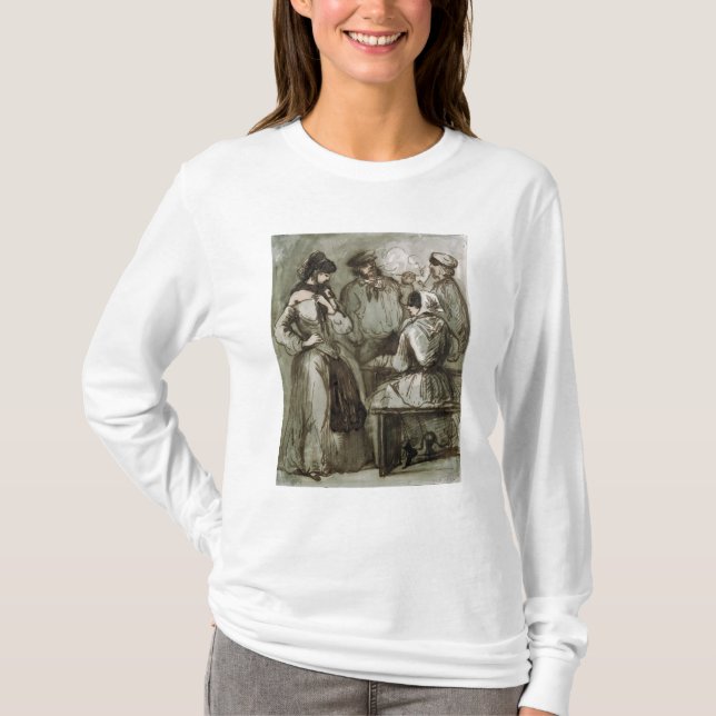 Camiseta Grisettes y trabajadores (Anverso)