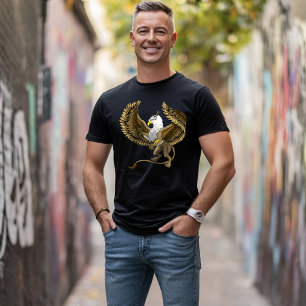 Camiseta Grisú́n Fantástico Grifo Mitológico Majestuoso