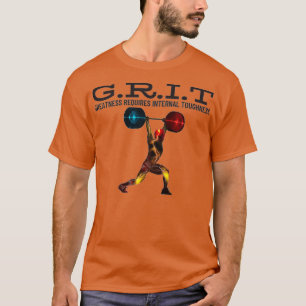 Camiseta GRIT Greatness amp Success Mentalidad 1