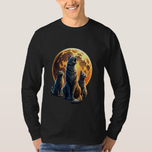 Camiseta Gritando A Los Gatos Meme Kitten Tres Gatos Aclama