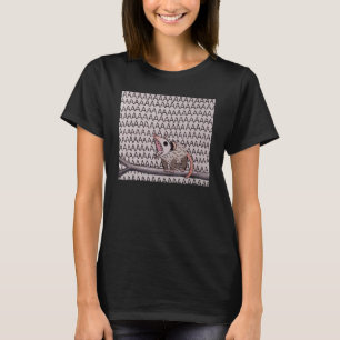 Camiseta Gritando a Possum Aaaa Cute Opossum Dank Memes Men