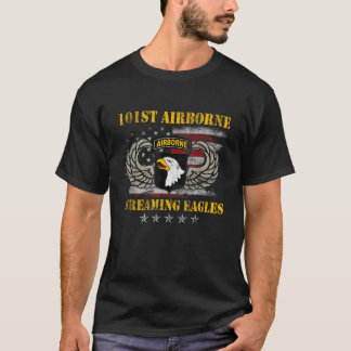 Camiseta Gritando Águila 101ª División Aérea Paratroope