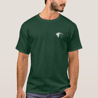Camiseta Gritando águila calva en blanco