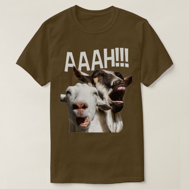 Camiseta Gritando cabras AAAH Divertida Crazy Goat Lover Pr (Diseño del anverso)