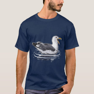 Camiseta Gritando pájaros del mar de gaviota Regalo de aves