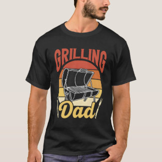 Camiseta Gritando Papá Papá Grill Papá Papá Día Del Padre