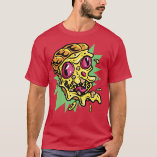 Camiseta Gritando Pizza Con Salami Y Queso Por Rápido