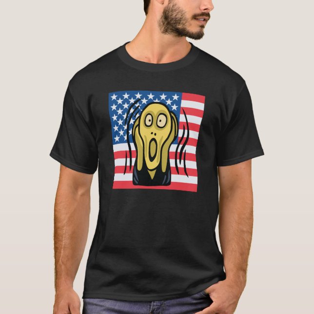 Camiseta Gritar americano (Anverso)