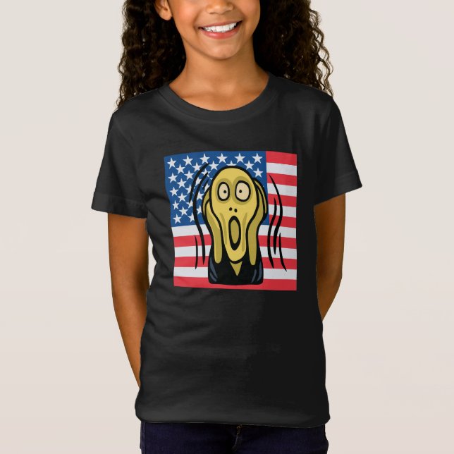 Camiseta Gritar americano (Anverso)