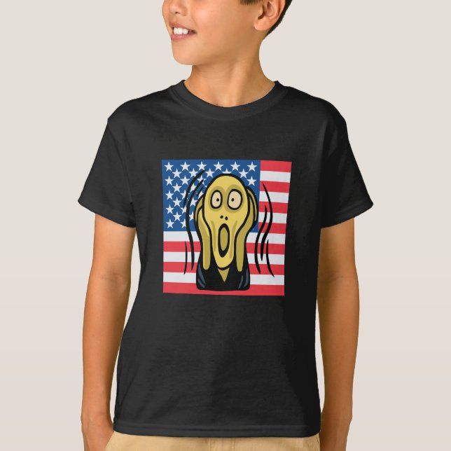 Camiseta Gritar americano (Anverso)