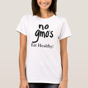 Camiseta Gritar que no haya alimentos saludables para OMG, 