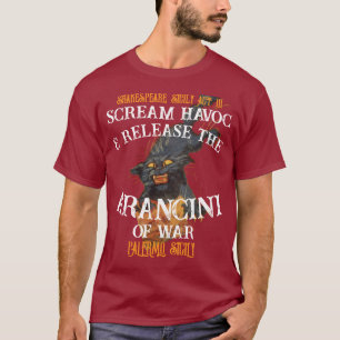 Camiseta Gritar Saqueo Liberar Arancini Guerra Palermo Sici