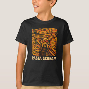 Camiseta Grito artístico de pasta de espagueti
