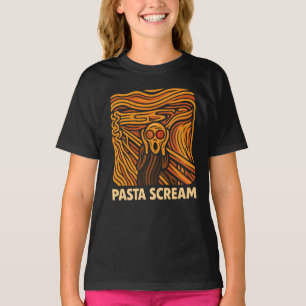 Camiseta Grito artístico de pasta de espagueti