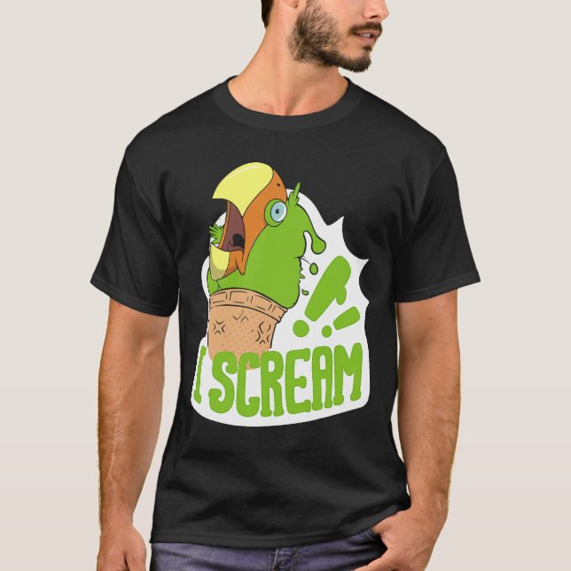 Camiseta Grito de loro helado gritando por gallitas (Anverso)