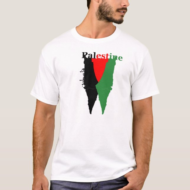 Camiseta Grito de Palestina para la serie de Palestina (Anverso)
