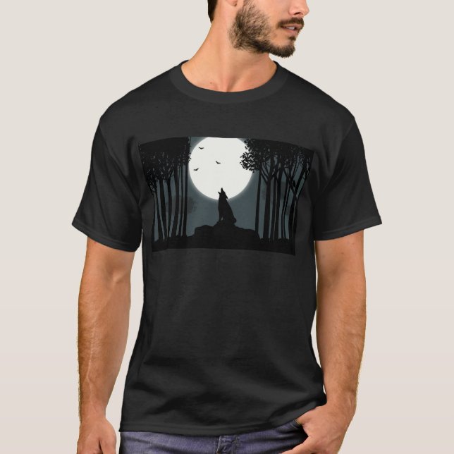 Camiseta grito en la luna (Anverso)