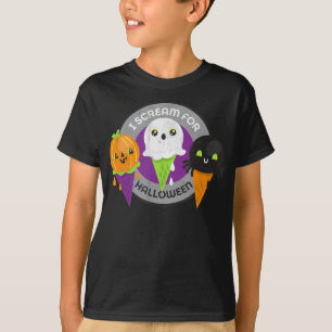 Camiseta Grito por el fantasma de la Calabaza de Halloween