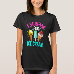 Camiseta Grito Por Helado Verano Gelato Congelado