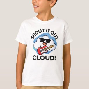 Camiseta Grito por la música divertida en la nube