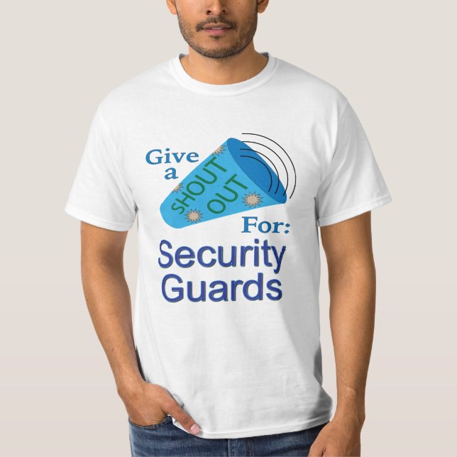 Camiseta Gritos a los guardias de seguridad (Anverso)