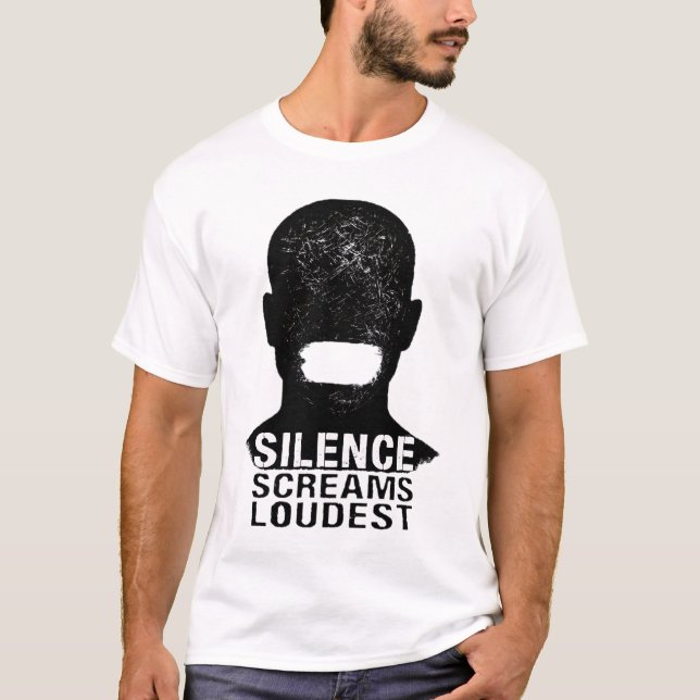 Camiseta Gritos de silencio (Anverso)