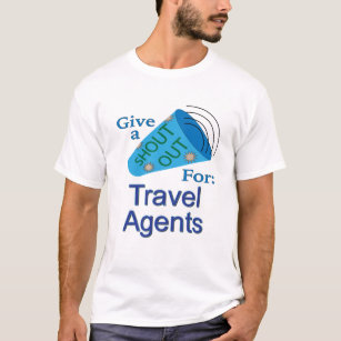 Camiseta Gritos para agentes de viajes