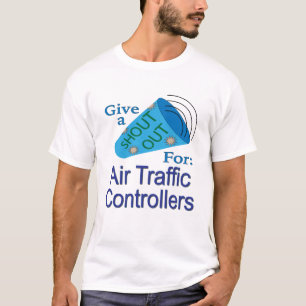 Camiseta Gritos para controladores de tráfico aéreo