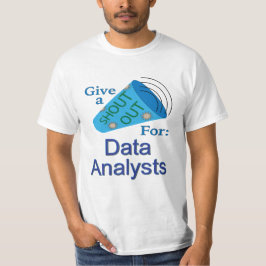 Camiseta Gritos para los analistas de datos