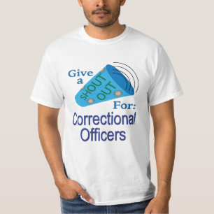 Camiseta Gritos para los oficiales correccionales