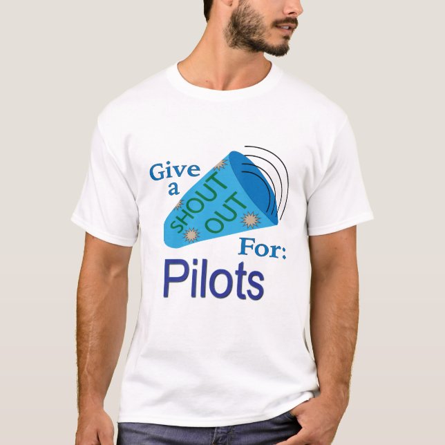 Camiseta Gritos para pilotos (Anverso)