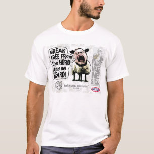 Camiseta Gritos políticos de Sheople Sheeple de las ovejas