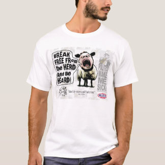 Camiseta Gritos políticos de Sheople Sheeple de las ovejas