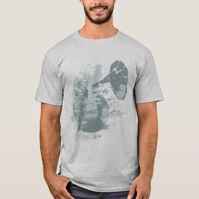 Camiseta Gritty Gramophone (Anverso)