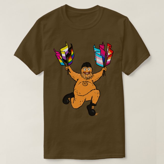 Camiseta Gritty Pride (Diseño del anverso)