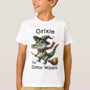 Camiseta Grixie El Asistente De Gator Viaja Halloween Broom
