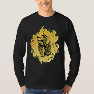 Camiseta Grizzlies Bear Grizzlies Motif Predator Bears Fore