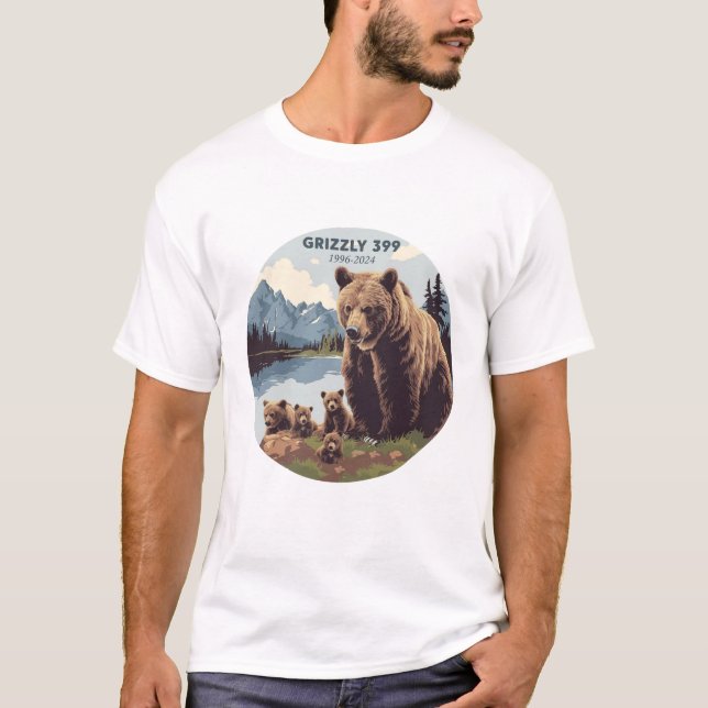 Camiseta Grizzly 399 en memoria del oso 399 Mama Forever Qu (Anverso)