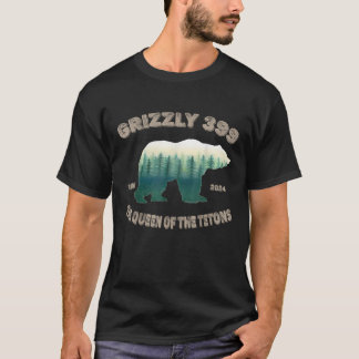 Camiseta Grizzly 399 en memoria del oso para siempre reina