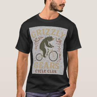 Camiseta Grizzly Bear Cycling — “Grizzly Gears Cycle Club