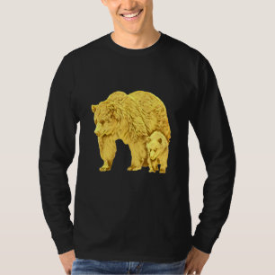 Camiseta Grizzly Bear Grizzlies Predator Bears Forest Anima