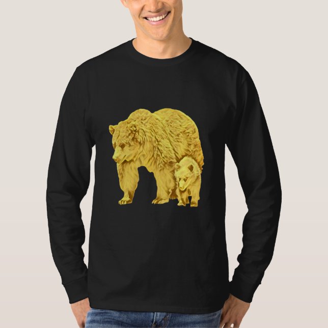 Camiseta Grizzly Bear Grizzlies Predator Bears Forest Anima (Anverso)