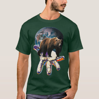 Camiseta Grizzly Bear Grizzlies Predator Bears Motif Forest